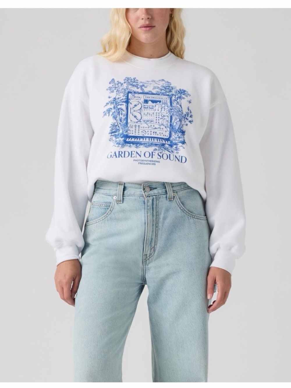 Levi's Women's Graphic Everyday Crew 2.0 Sweatshirt size L BNWT